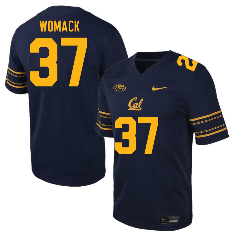 Men #37 Julian Womack California Golden Bears ACC Conference College Football Jerseys Stitched Sale-